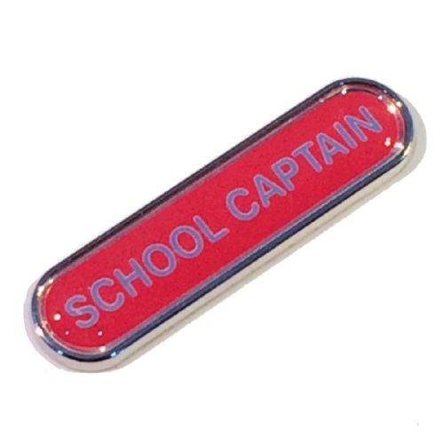 SCHOOL CAPTAIN bar badge
